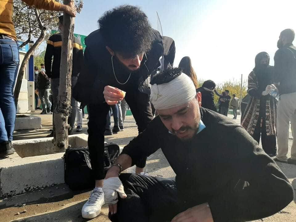 moegarmyani's tweet photo. Anti KRG Students protests spread across Kurdistan Region of Iraq in the last 48 hours. Many protestors wounded by coward KRG security forces and riot police. In some cases live bullets been used.@UN @cnnbrk @FoxNews @hr @qubadjt @masrour_barzani https://t.co/nq8vZiP7Gb