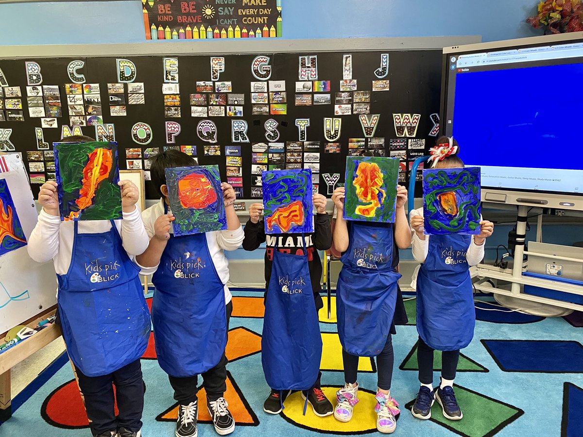 K-2 Panthers thoroughly enjoyed their 60 point PBIS Painting Party today! Check out their Pawesome Fall Leaves! <a href="/mcclurepanthers/">McClure Elementary School</a> #pbis