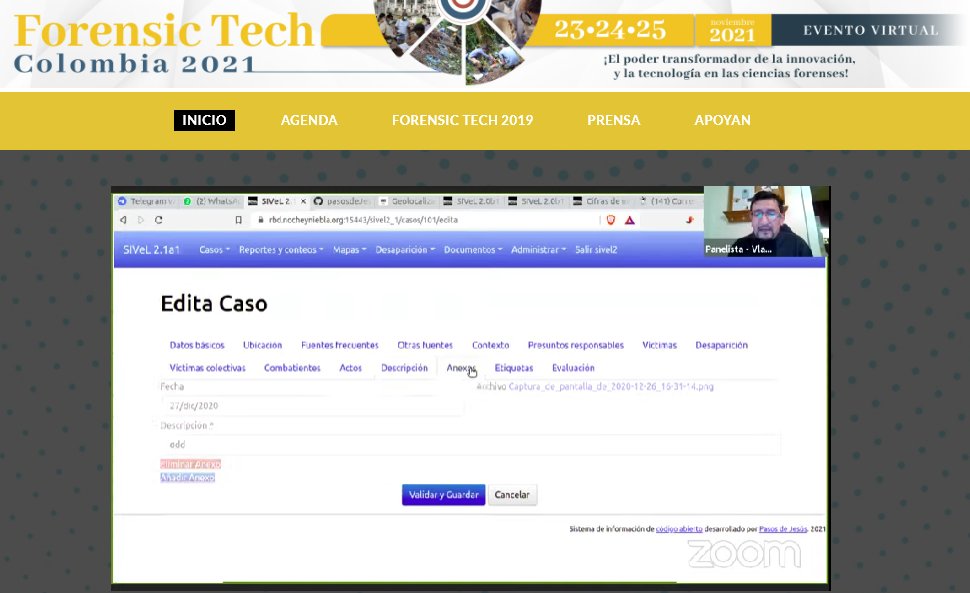 EQUITASColombia's tweet image. #FTC2021 Damos paso a Vladimir Támara quien nos está hablando de los formularios de captura para los  casos de violación de #DerechosHumanos.

¡Únete y conoce más información!
➡️bit.ly/Forensictechco…
