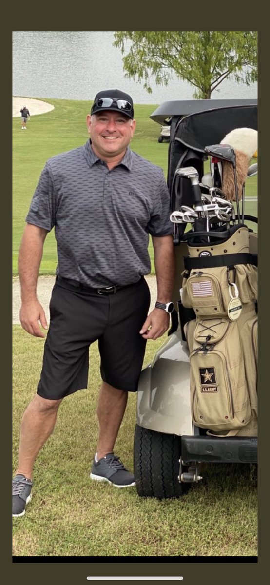 JPatton89's tweet photo. Hey Buddy!  Hard to believe it’s been one year.  We miss you down here, but I know you’re hitting them straight up there from the Gold tees!  Keep looking over us brother. https://t.co/8CLesW7sdX