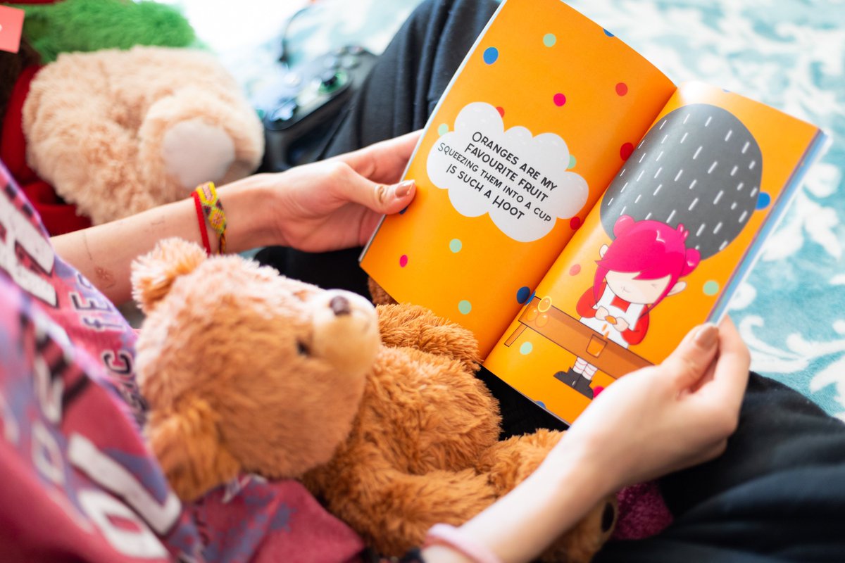 AlphaBettyD's tweet photo. Patients at Children's Hospital in Colorado are enjoying the new addition of @alphabettybooks in the Tween Zone and Seacrest Studios.

Wonderful to hear from our partner @GamersOutreach  about the joy that hospitalized children have when they get to interact with Betty! https://t.co/HaVGUKqD4S