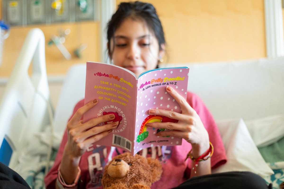 Patients at Children's Hospital in Colorado are enjoying the new addition of <a href="/alphabettybooks/">Cheryl Griffin</a> in the Tween Zone and Seacrest Studios.

Wonderful to hear from our partner <a href="/GamersOutreach/">Gamers Outreach</a>  about the joy that hospitalized children have when they get to interact with Betty!