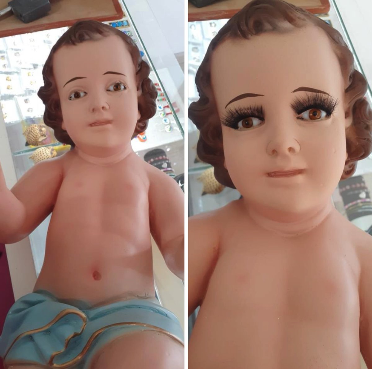 La pestaña hace toda la diferencia y Dios lo sabe