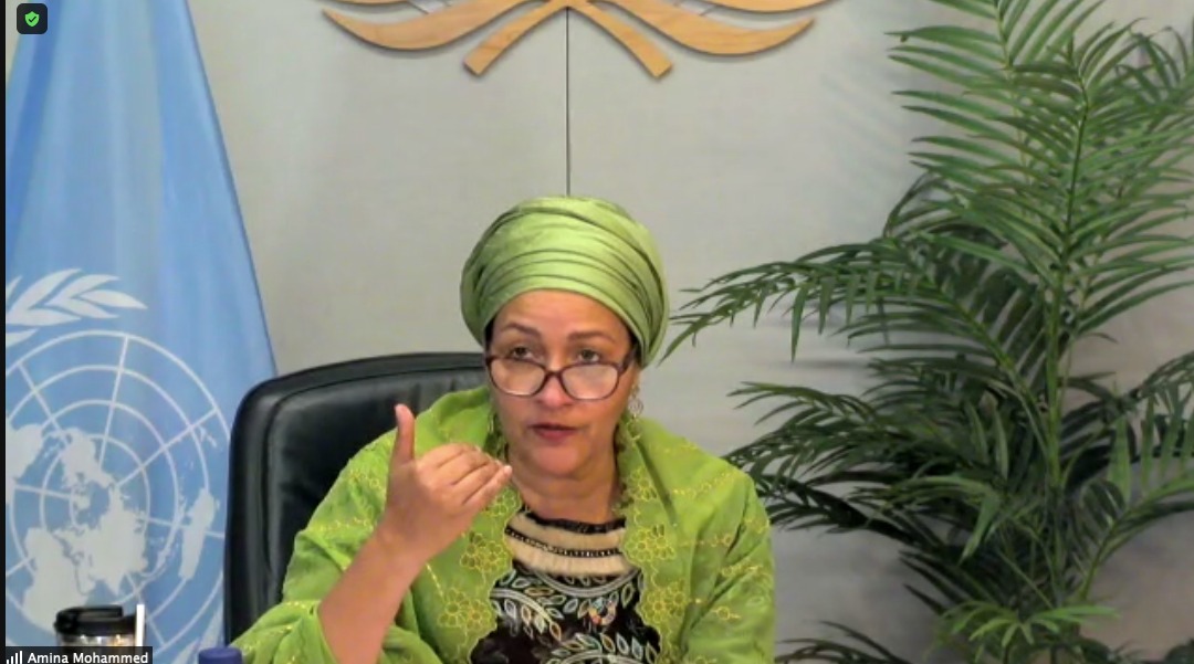 Insightful dialogue between <a href="/AminaJMohammed/">Amina J Mohammed</a> &amp; young people on the topic of #HumanRights in the digital age! 

With the rapid growth of innovation, it's crucial to engage the most connected generation as duty bearers &amp; right holders in shaping rights-respecting tech &amp; policies 💪