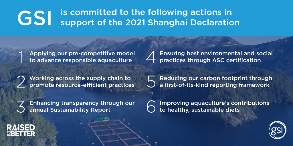 At #GCA2020, the Shanghai Declaration was born &amp; as <a href="/GSI_salmon/">Global Salmon Initiative</a> members, we pledged support. This effort will help #aquaculture:

-Align on priorities
-Identify approaches that work/must be improved
-Collaborate to advance the #GlobalGoals

Read more: ow.ly/YusN50GUW99