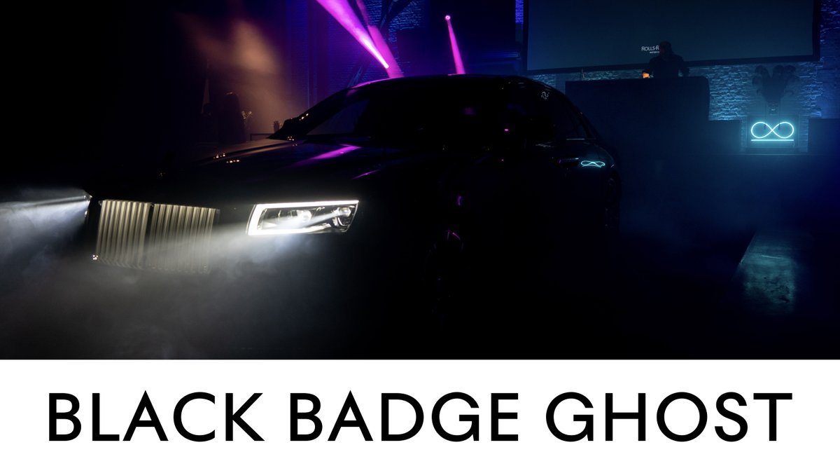 celestinmcg's tweet photo. Shining some light to the new BLACK BADGE GHOST from Rolls-Royce Motor Cars Brussels 🌙 
➡️➡️ https://t.co/rILBVCYVUy ⬅️⬅️ https://t.co/gHJRGEYOkv