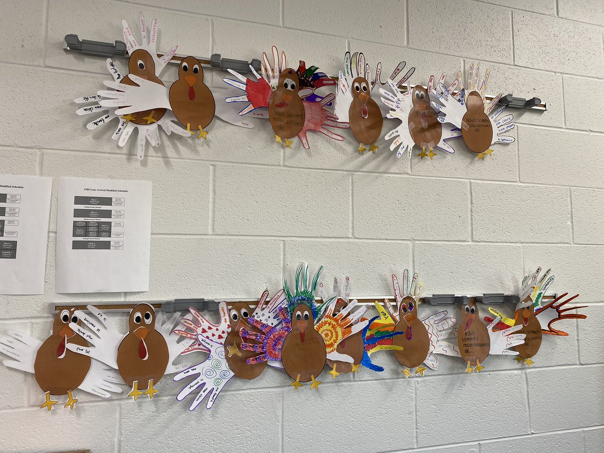 MmeMoritz's tweet photo. Thankful for my French turkeys! #GBSNow #D225Now https://t.co/AmZAnfW3Cg
