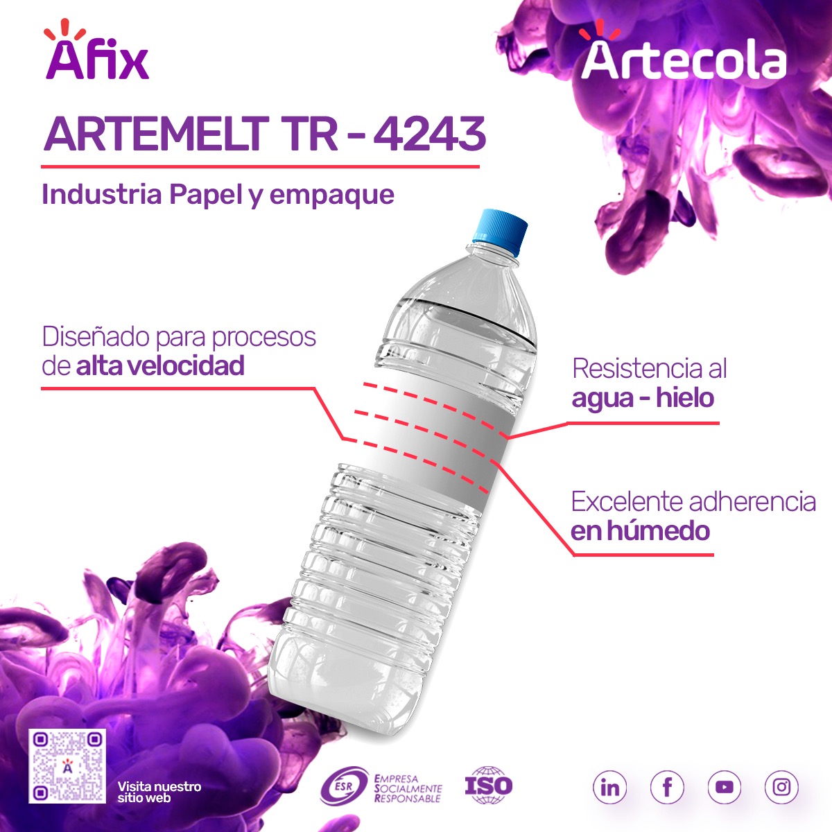 Nuestra empresa asociada Artecola Química brinda la mejor calidad y durabilidad en adhesivos para la industria de papel y empaque.

Conoce más acerca de sus productos en artecola.com.mx