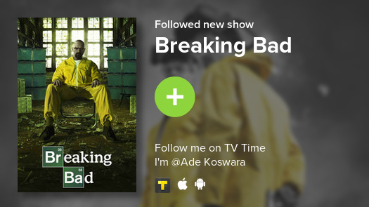 adeeekoswara's tweet photo. I just added Breaking Bad to my library! #tvtime https://t.co/0esQObQ9sz https://t.co/Gt2JU52dzg