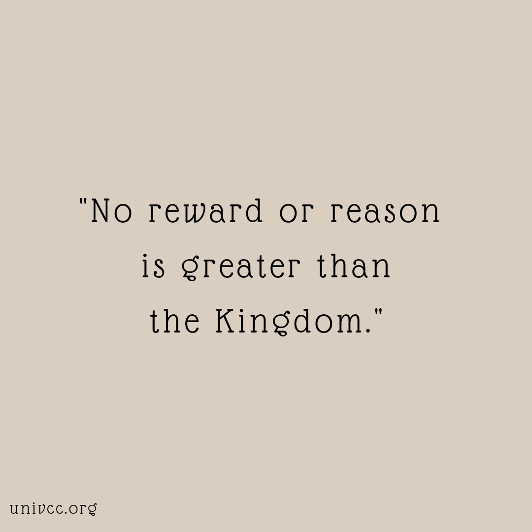UCCLosAngeles's tweet photo. "No reward or reason is greater than the Kingdom."
#SnapshotsOfTheKingdom
#InvitedByGod #CityOfTheKing #uccLA https://t.co/hvyPeVGQvo