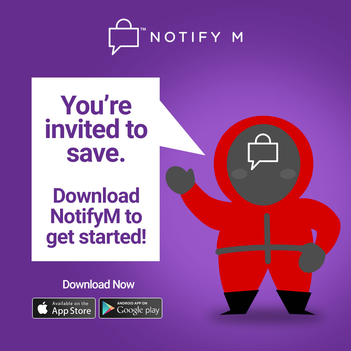 Notify_M's tweet photo. Download the NotifyM App to find the best deals from local businesses near you!

Download NotifyM for iOS
https://t.co/bEoPl4mVvc

Download NotifyM for Android
https://t.co/3dA9wBVwqR https://t.co/nANPE8Pkhr
