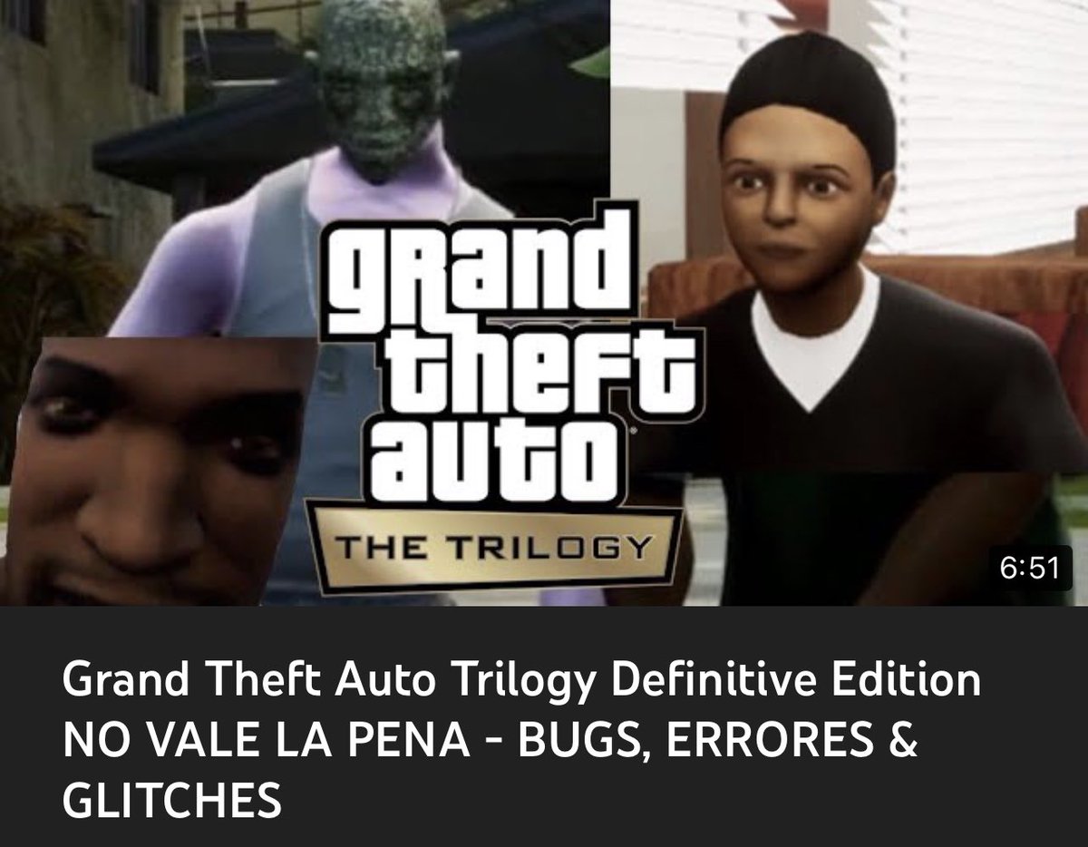 Denof_'s tweet photo. El nuevo Grand Theft Auto Definitive Edition (Gta) Vale la pena?

https://t.co/XE6MnxB2L7

#TheGameAwards #GTATrilogy #GTATrilogyDefinitiveEdition #GTAOnline #GTASanAndreas #GTATheTrilogy https://t.co/QzN7WTXwkn