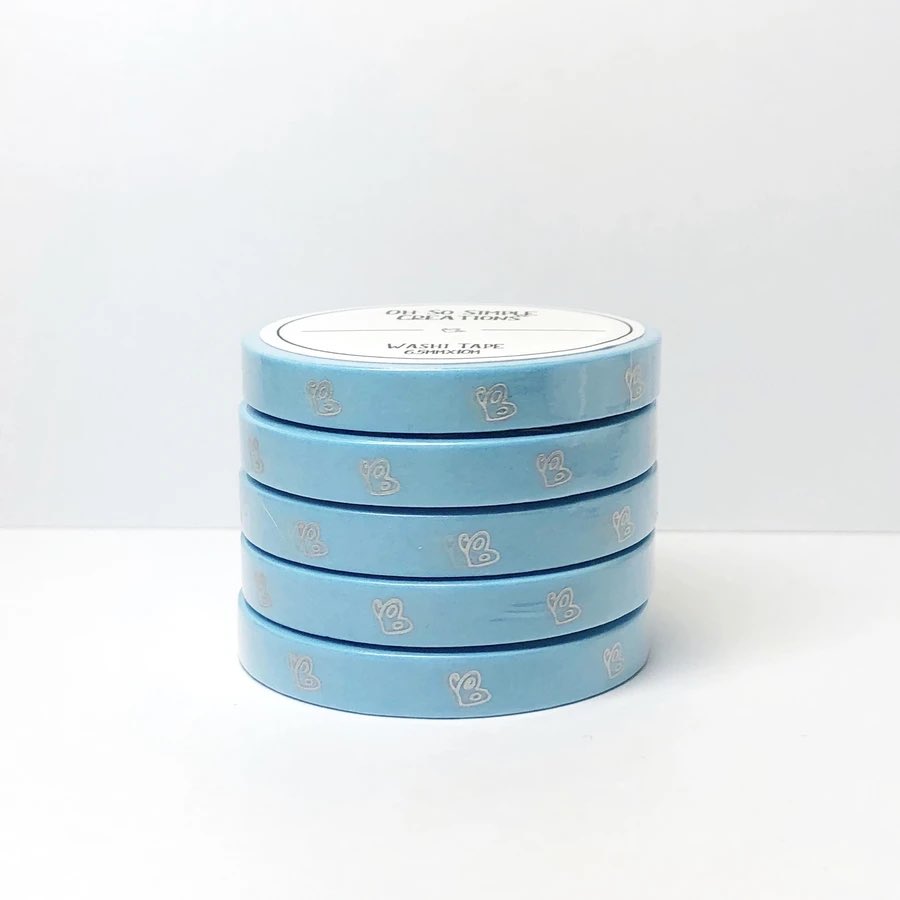 osscreations's tweet photo. This pretty blue roll of washi tape is one of six colours currently available on my website! It would be perfect to use in winter journal spreads, planner spreads, and more! ❄️
To shop all of my washi, check out the link in my bio! https://t.co/QpxiZuObbm