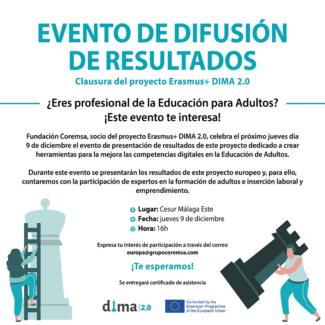 Invitación 9 Diciembre #Málaga
Innovación en la Educación de Adultos