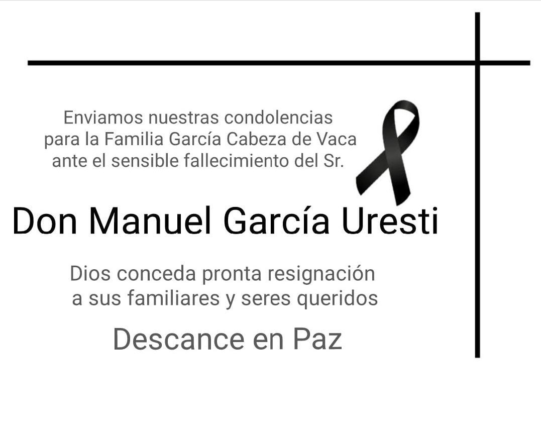 VinculacionTam's tweet photo. La Subsecretaría de Educación Media Superior y Superior de la #SET envía las más sentidas condolencias al Gobernador @fgcabezadevaca por el sensible fallecimiento de su Señor Padre Don Manuel García Uresti, Dios les brinde pronta resignación a todos sus familiares. Q.E.P.D. 🙏 https://t.co/njzsVECUPW