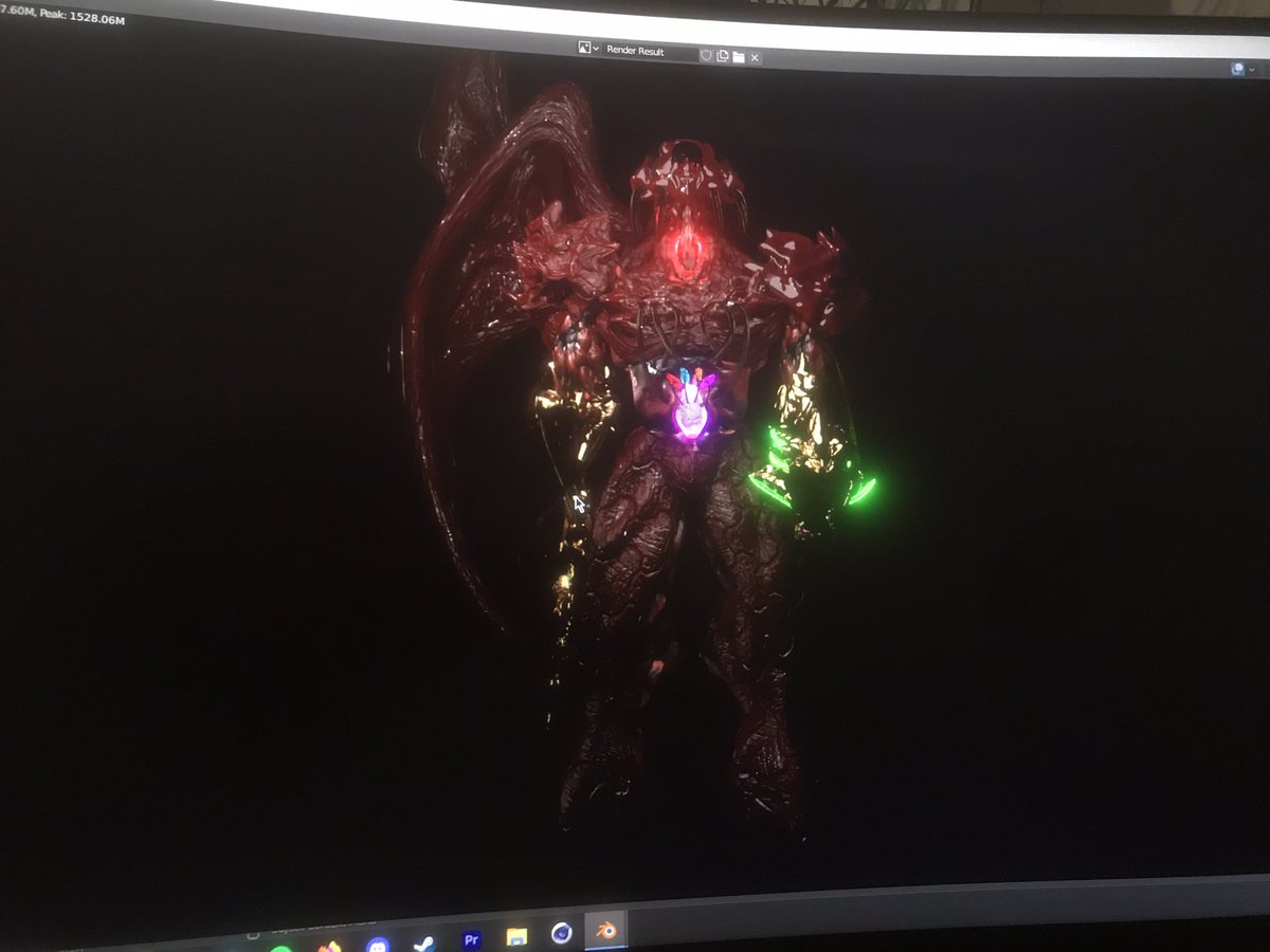 WCalisthenics's tweet photo. Well i mostly finished the texturing #3d #Blender3d #blender #artist #alien #scifi https://t.co/1dksKUhwpD