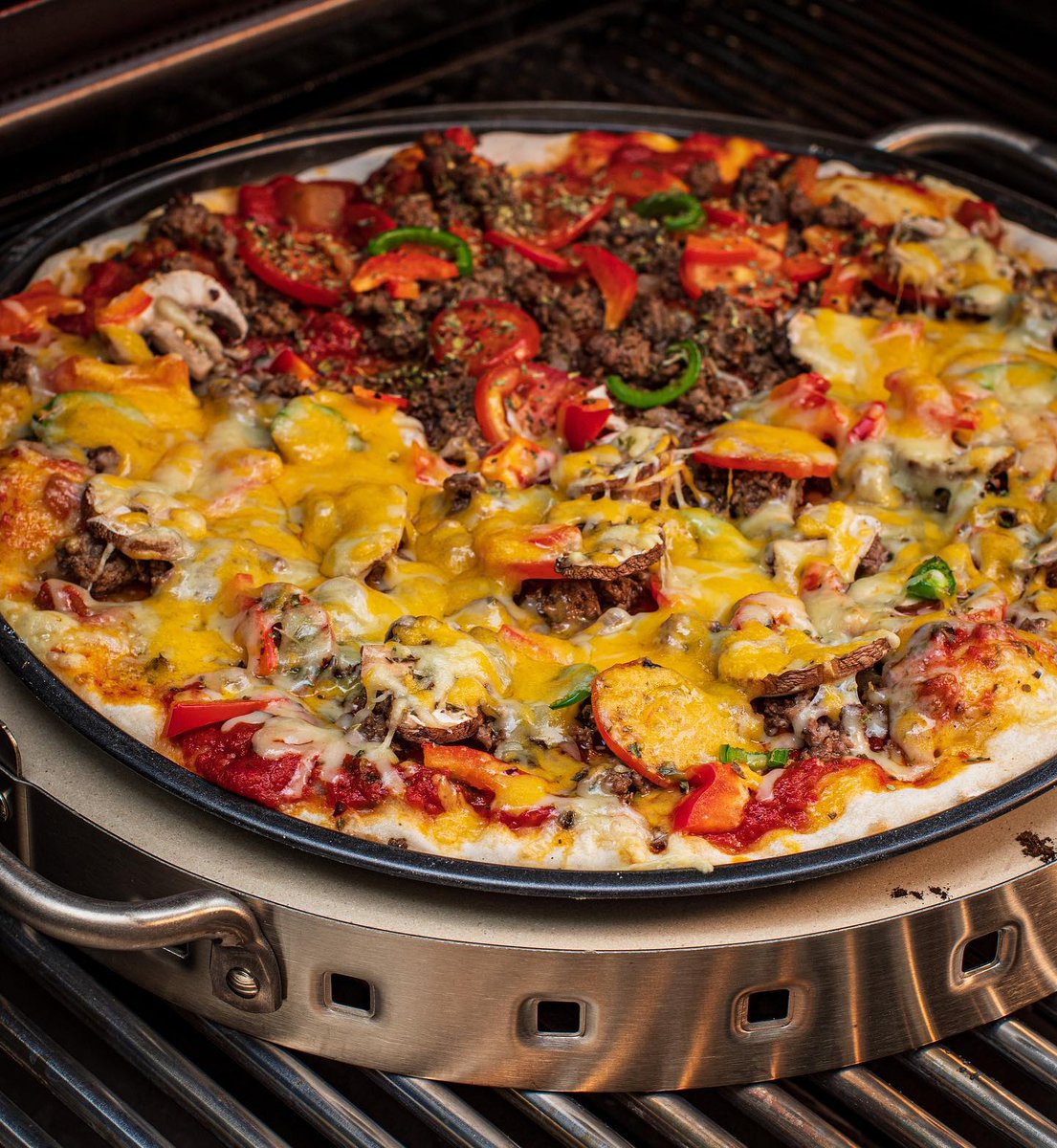 Tuesday's arent just for tacos! The Broil King Pizza Stone Grill Set will have you enjoying a mi