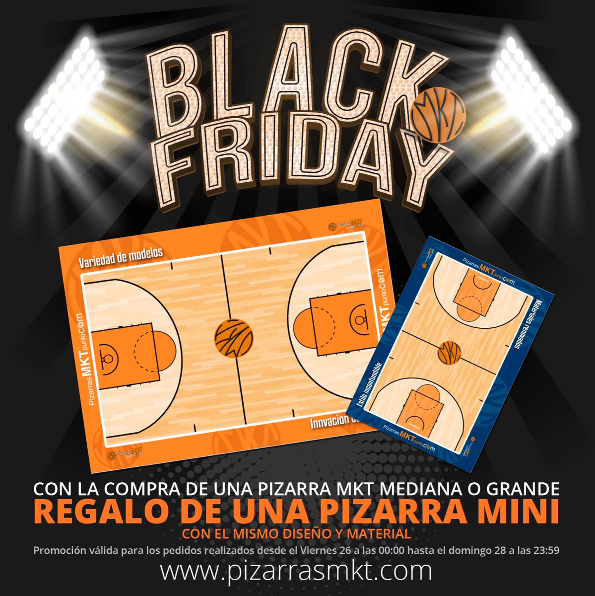 📣EL PRÓXIMO VIERNES DARÁ COMIENZO NUESTRO BLACK FRIDAY 

‼️REGALO DE MINI PIZARRA GRATIS🎁‼️

🕑Desde el Viernes 26 hasta el Domingo 28 por cada pedido de #PizarrasPersonalizadas mediana o grande que se adquiera se regalará una MINI pizarra con el mismo diseño y material 🔝