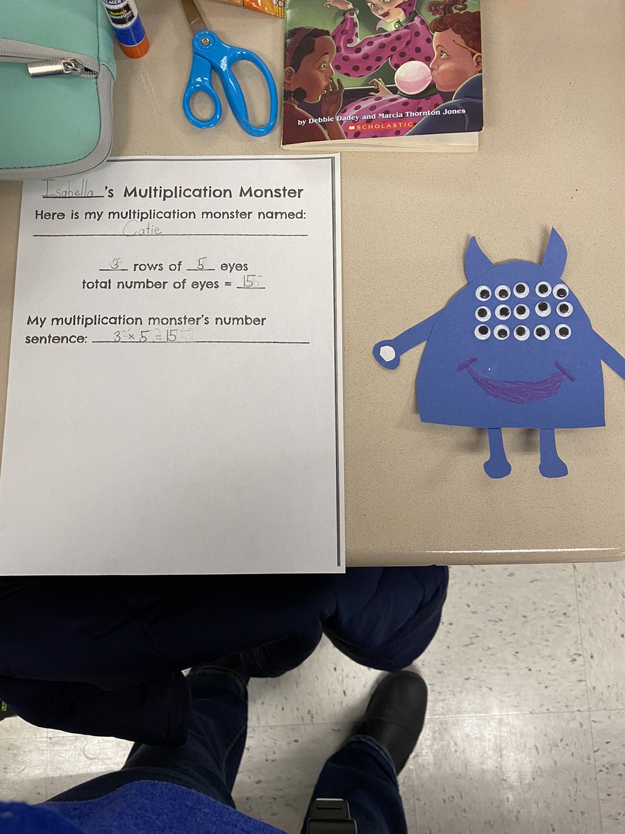 Ahmed3rdRLC's tweet photo. We had a blast making our Multiplication Array Monsters today! @RLCPrincipal https://t.co/8qjUcHciNa