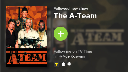 adeeekoswara's tweet photo. I just added The A-Team to my library! #tvtime https://t.co/UWckHWbzQs https://t.co/g4sttNbwV7