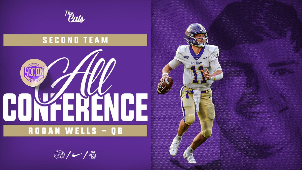 CatamountsFB's tweet photo. Congratulations to our QB Rogan Wells on being named Second Team All-Conference! 

#LOTE #JPgrind https://t.co/S915Uxe1KW