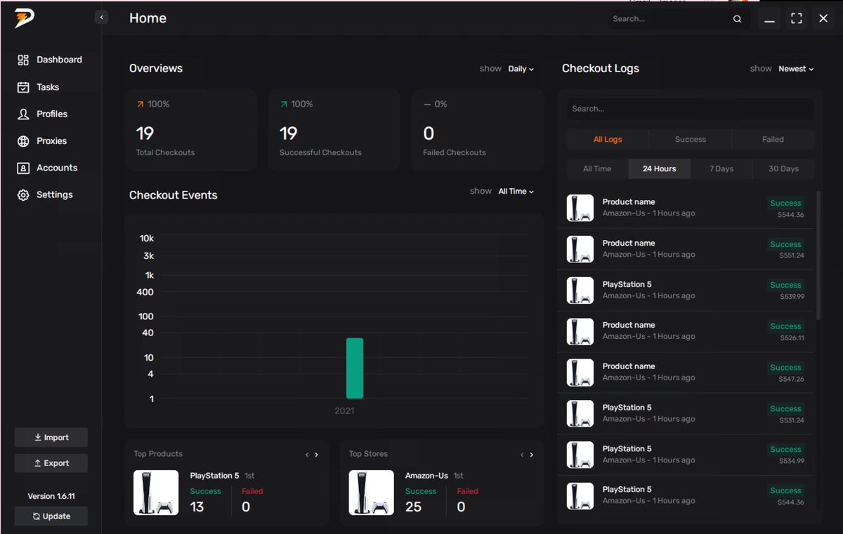 JiddyCommittee's tweet photo. Great cloud monitors on dakoza, hit while I was at work for my ACO in @RetailTuesday @rt_discord 
@dakozaio @dakozasuccess 
@Sauceservers 
@SandProxies https://t.co/QJtK3eZhev