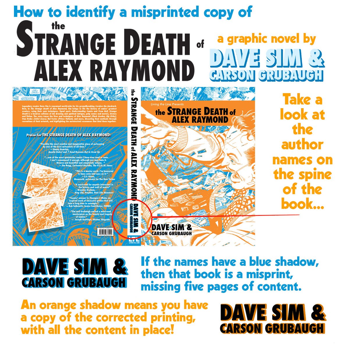 OgdenSMR's tweet photo. As of today, #StrangeDeath is in book and comic stores across the world! A quick reminder on how to tell if you've received a whole copy with ALL of the content. https://t.co/A9TfmVdrhx