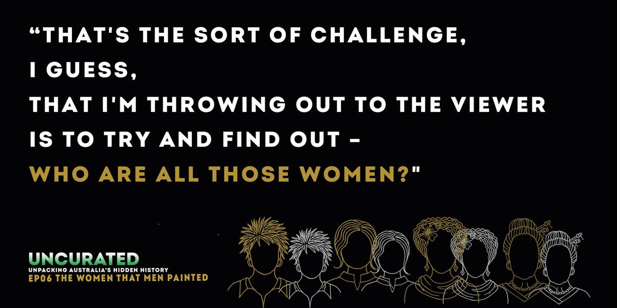 Have you listened to the latest episode of #Uncurated? What are you waiting for? Learn more about women's presence, or lack of it, in Australian art. Tune in wherever you get your podcasts #uncuratedpod #hiddenhistories #unimelb