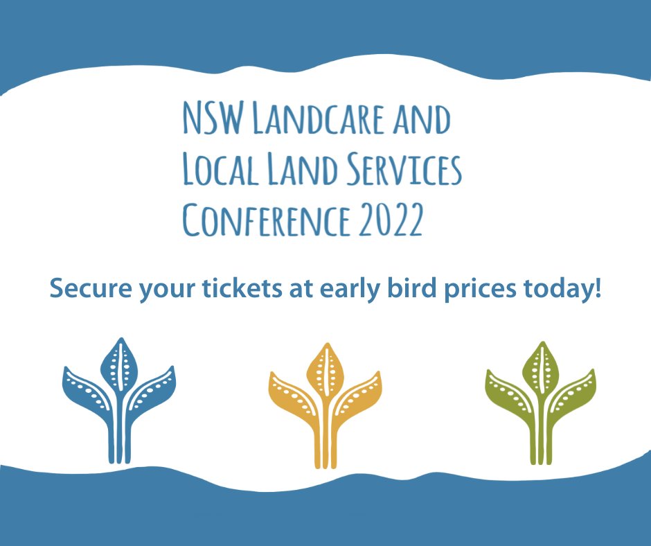 CTablelandsLLS's tweet photo. An incredible line-up of presenters and panels have been secured for the 2022 NSW Landcare and Local Land Services Conference 🌱  

Early bird tickets are on sale now! Head to https://t.co/Wd07k9GaL7 to check out the program and secure your tickets 🎫
@NSWLANDConf @LandcareNSW https://t.co/XGPUqWZh1R