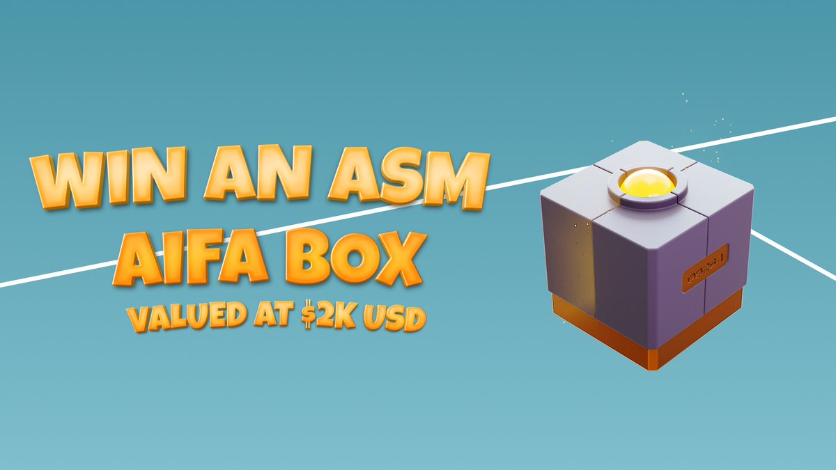 Win a Rare ASM AIFA All-Stars Box + Genesis brain!

To enter:

-Tag your friends
-Retweet this post
-Tell us the first thing you'd train your Fluf or @partybearNFT to do with an ASM AI brain!

Competition closes 5pm NZT 30/11/2021
May the best Fluf win!🏆

#NFTGiveaway #FLUFWorld