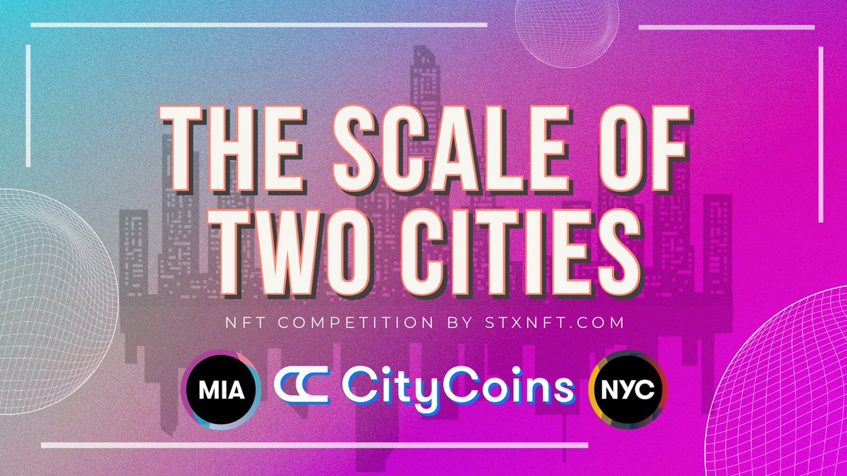 trygamma's tweet photo. Thank you to everyone who participated in the #ScaleOfTwoCities @mineCityCoins competition!

You can see the submissions for Miami @MiamiCoinWallet here: https://t.co/MoAU6jQ06L

And New York City @NYCWallet here: https://t.co/J7pjc358sm

Here's how it all went down ⬇️ https://t.co/sny9wIBR2V