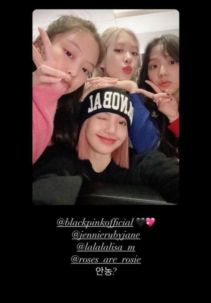 #lisablackpink  OT4 đã hội tụ đầy đủ .. 4 chị em nhà #BLACKPINK chuẩn bị cho 1 dự án vào dịp đầu năm 2022 🤟🥰♥️♥️