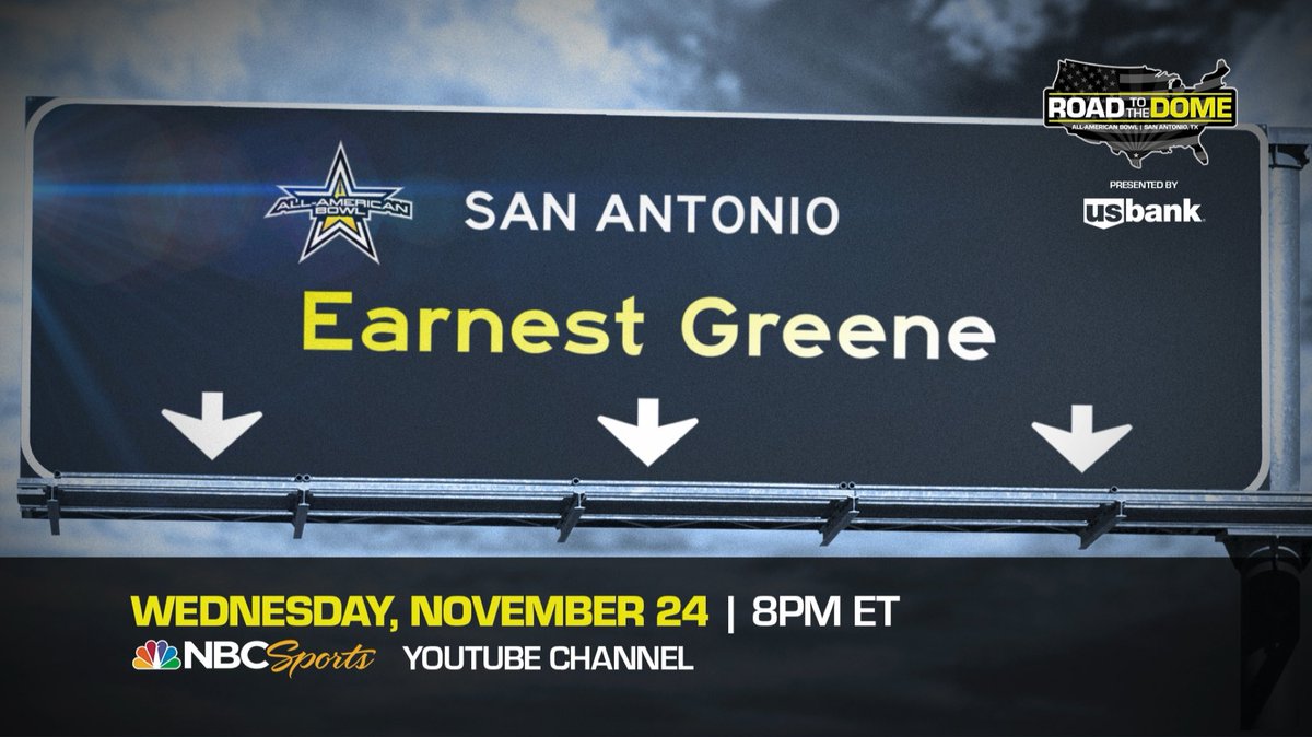 Bosco 💪 ⭐️⭐️⭐️⭐️ OL Earnest Greene (@EarnestGreene_) will be honored as a 2022 All-American tomorrow at 8 p.m. ET. #AABXXII 🇺🇸 #AllAmericanBowl 🏈 @usbank