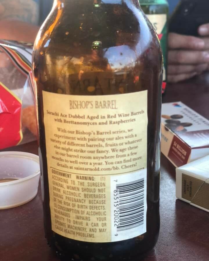 ric3r's tweet photo. Booom drinking some 2016 barrel aged St Arnold’s Bishop’s Barrel with some vato locos https://t.co/43xXvjLtO8