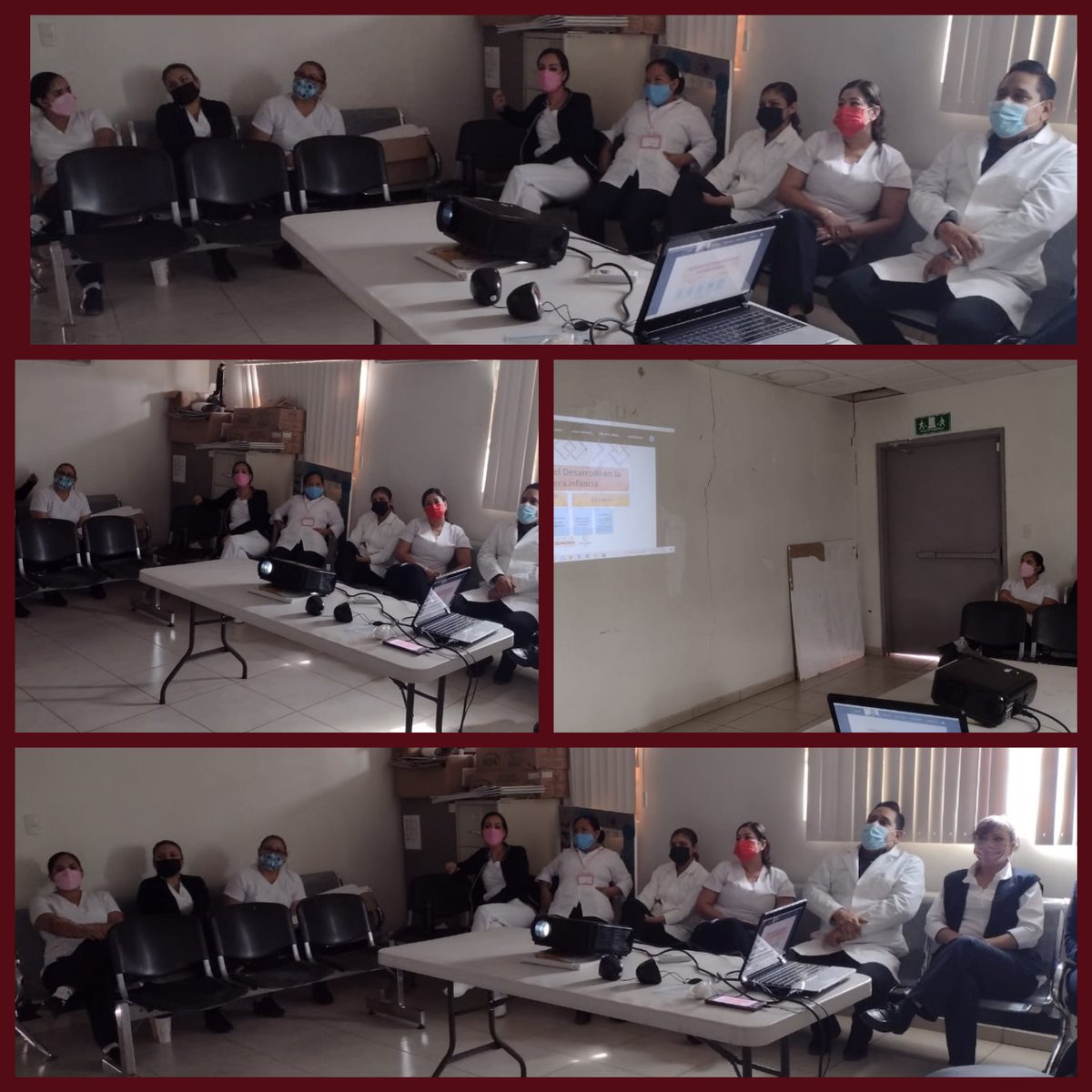 Chepestrada1's tweet photo. Personal del Centro de Salud Urbano Sur reciben capacitación por videoconferencia de "Atención Integrada de la Infancia y Adolescencia" dirigido a Enfermeras, Médicos y Nutriólogos. 
#SaludSonora
@jalomiaz @ssaludsonora @doctorbarron1 https://t.co/bsXlqhojhs