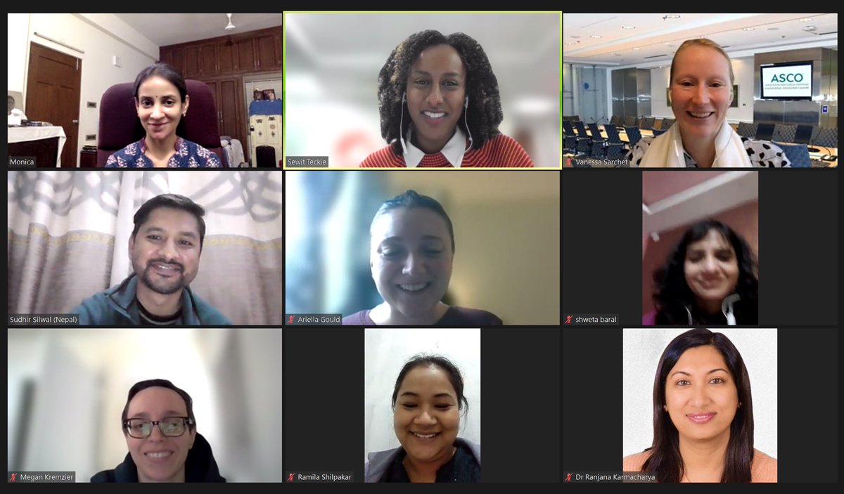 Rad oncs from India, Nepal, and the USA walk into a Zoom room. What happens next? A great chat about #HPV-associated oropharynx cancer, of course!
Thanks <a href="/ASCO/">ASCO</a> #ProjectECHO for inviting me. #hncsm