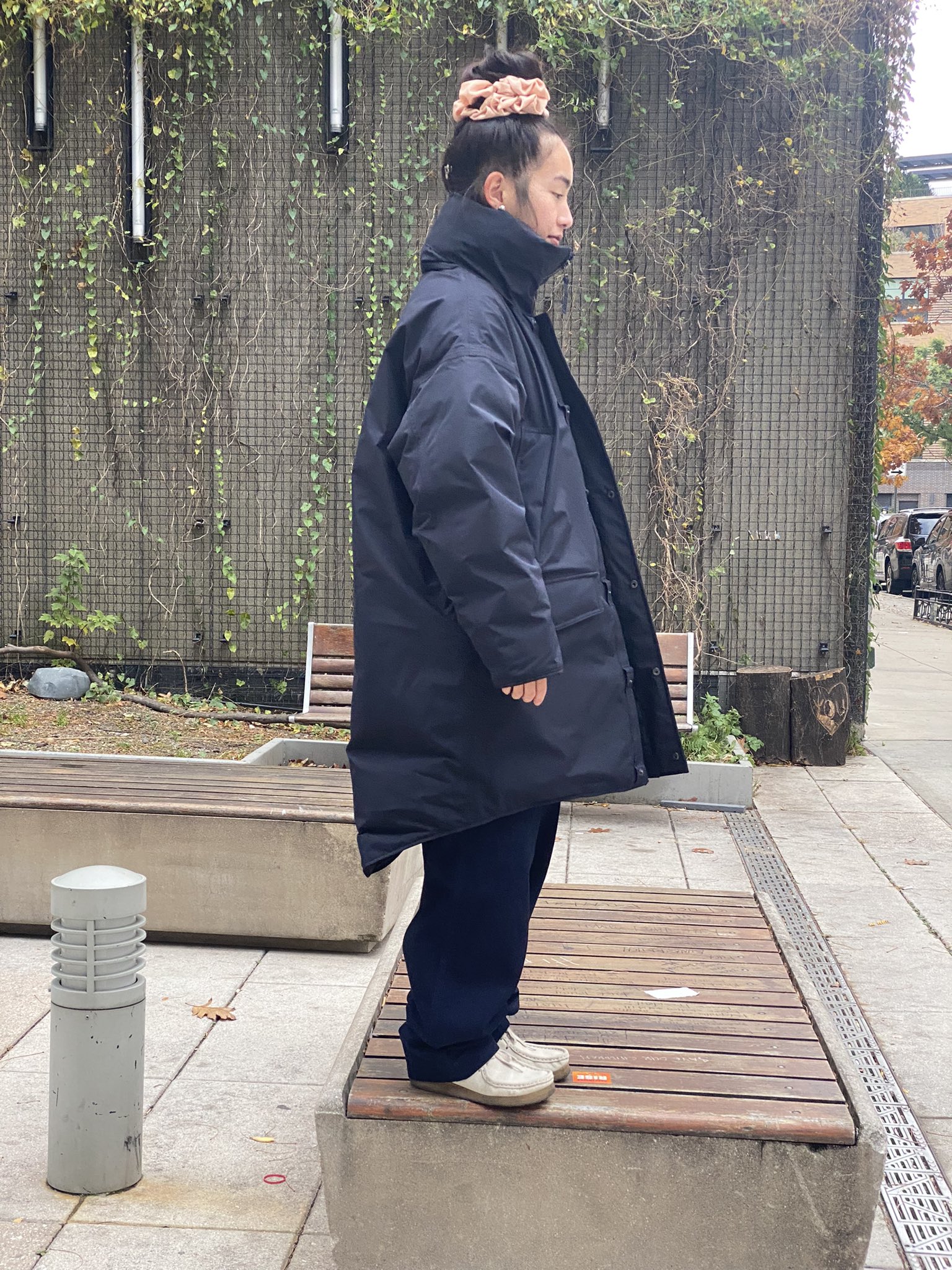 Nanamica down hotsell coat navy