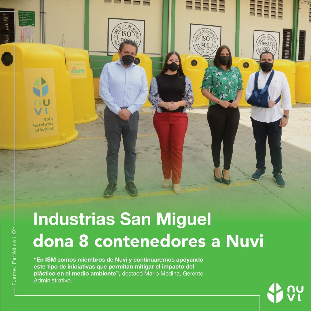 NuviRD's tweet photo. Desde NUVI nos sentimos contentos dado a que nuestras empresas miembros siguen ofreciendo su apoyo contínuo al medio ambiente y la sostenibilidad. 

Gracias @ISMRDo por continuar fomentando su apoyo al medioambiente 🍃 y a las iniciativas sostenibles en pro de un planeta verde. https://t.co/tl48AFLHeH