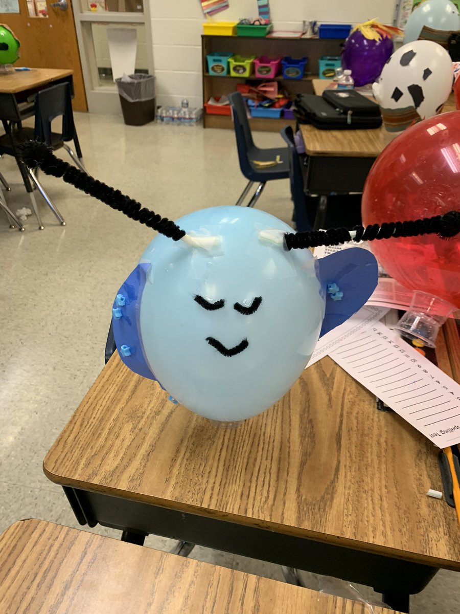 Ss in 4th grade had a  #STEM #notacraft experience! Read about Tony Sarg, made balloons using VA studies topics, engineered a structure to keep off the floor. Green screen next to make our own parade! <a href="/BeeBotsLTL/">BeeBots</a> &amp; <a href="/WeVideo/">WeVideo</a> for the win! #fcpsitc @fcpsk12
