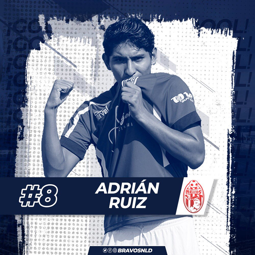 BravosNLD's tweet photo. ¡GOOOOOL!  | #Jornada1PENDIENTE

@Adrian8Ruiz desde los 11 pasos pone el 2-1 al min 69.

#SS 2-1 #NLD | @LigaTDP https://t.co/RCCVaeq8gk