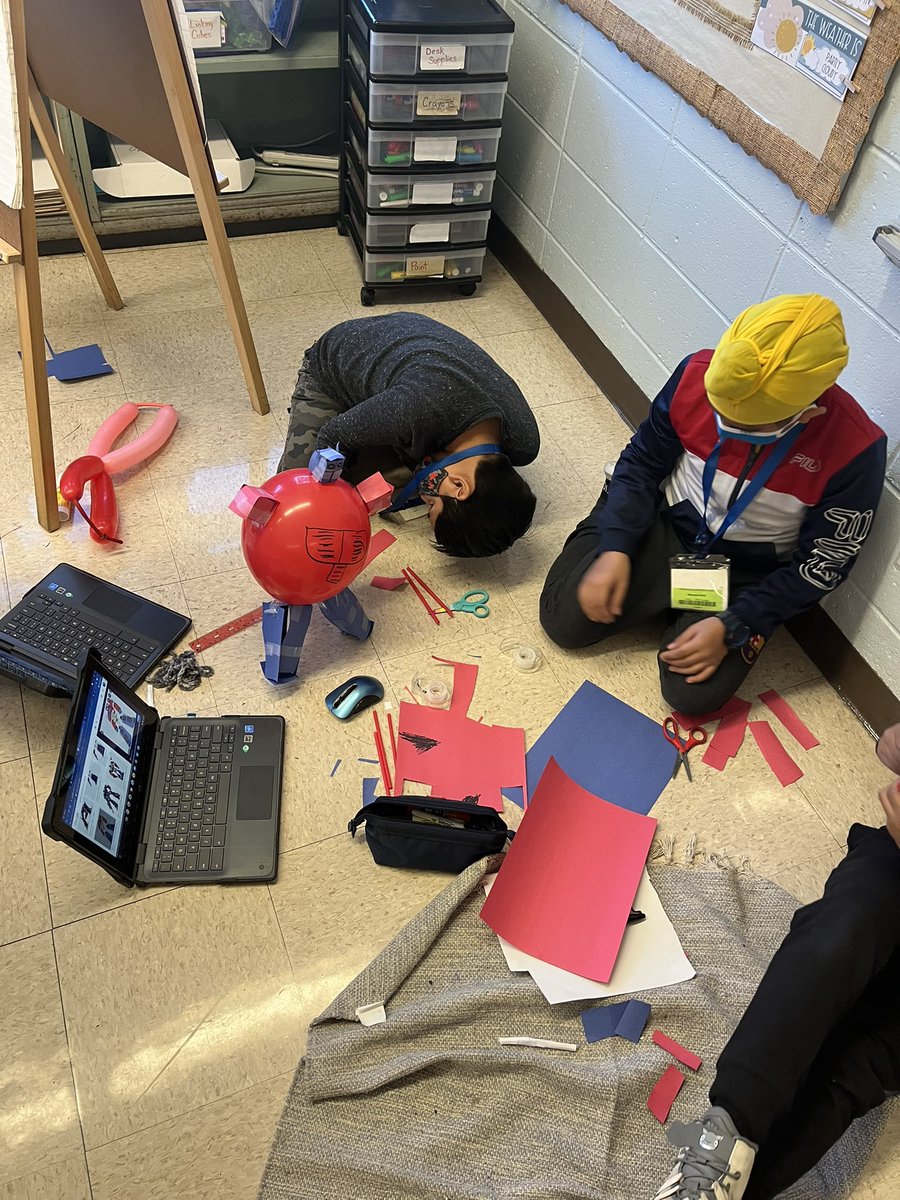 My students have been working so hard on their Balloons Over Broadway STEM projects! 3-7 cannot wait to show the 4th and 5th graders all of their hard work tomorrow during the 3rd Grade Thanksgiving Parade! 
#balloonsoverbroadway <a href="/JMI_Edison/">JMI</a>