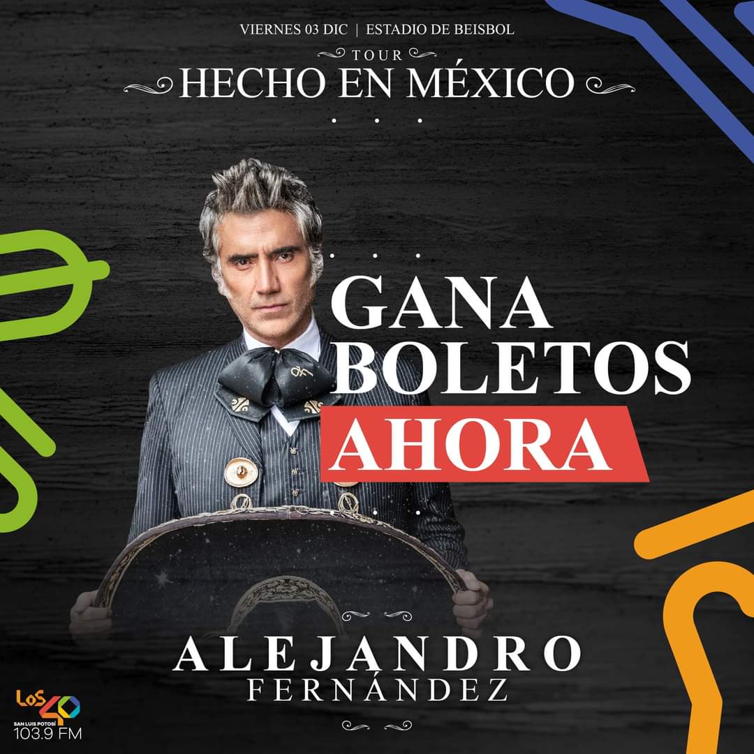 Los40_SLP's tweet photo. ¡Gana #BOLETOS para Alejandro Fernández con Edgar Martínez en #Los40!

🔴 #NoCover AL AIRE 🍻

¡Comunícate con nosotros! Números en cabina: 📱 444 509 8997 ☎️ 298 92 93

Escúchanos aquí 👉 https://t.co/X8EBfm3fA3 https://t.co/tGLi4GnJWh
