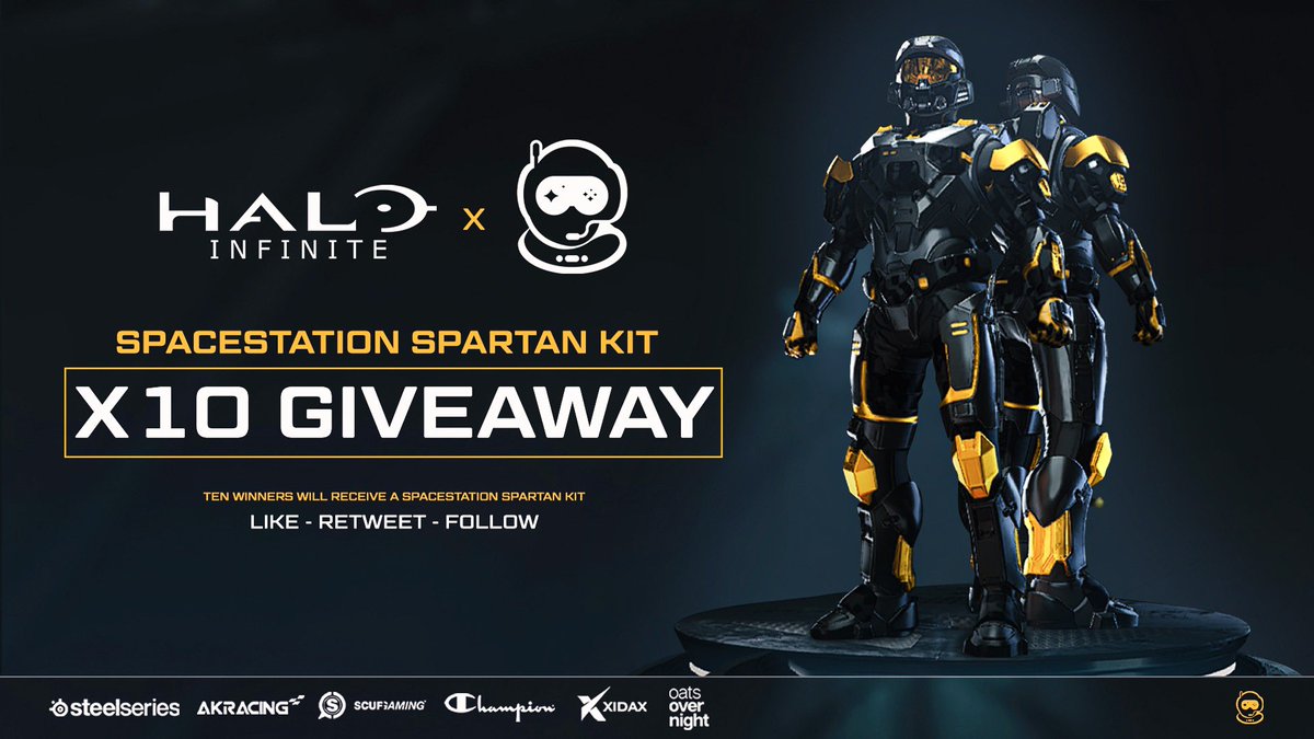 Spacestation Gaming (@spacestation) on Twitter photo LOOK GOOD FEEL GOOD PLAY GOOD
10X SSG <a href="/HCS/">Halo Esports</a> SPARTAN BUNDLE GIVEAWAY!
✅ Retweet & Like
✅ Follow <a href="/Spacestation/">Spacestation Gaming</a> LOOK GOOD FEEL GOOD PLAY GOOD
10X SSG <a href="/HCS/">Halo Esports</a> SPARTAN BUNDLE GIVEAWAY!
✅ Retweet & Like
✅ Follow <a href="/Spacestation/">Spacestation Gaming</a>