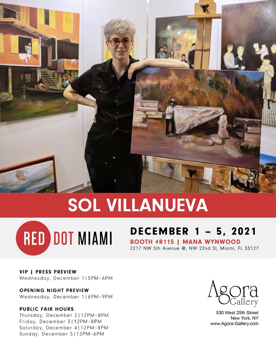 Exited! I´ll participate of🔴Red Dot Miami at <a href="/mana_wynwood/">Mana Wynwood</a> during the Art Week. I’m really grateful with @agora_gallery for contacting me from Chelsea, New York.
⁣
If you wanna go, remember I´ll meet you at booth #R115 and let me know because I have a few VIP passes left!