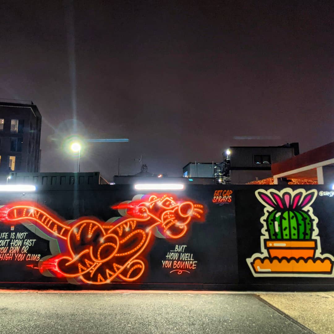 jellyjartist's tweet photo. Close up of my #KeithFlint @the_prodigy mural &amp; just a few of the other amazing artists who took part in 'Paint the Town Orange' HackneyWickCreatives Meus #MensMentalHealth Awareness event
@woskerski #fatcaps #zaki #srjp #streetart #muralartist #MentalHealthMatters https://t.co/qwhrSJ8O1t