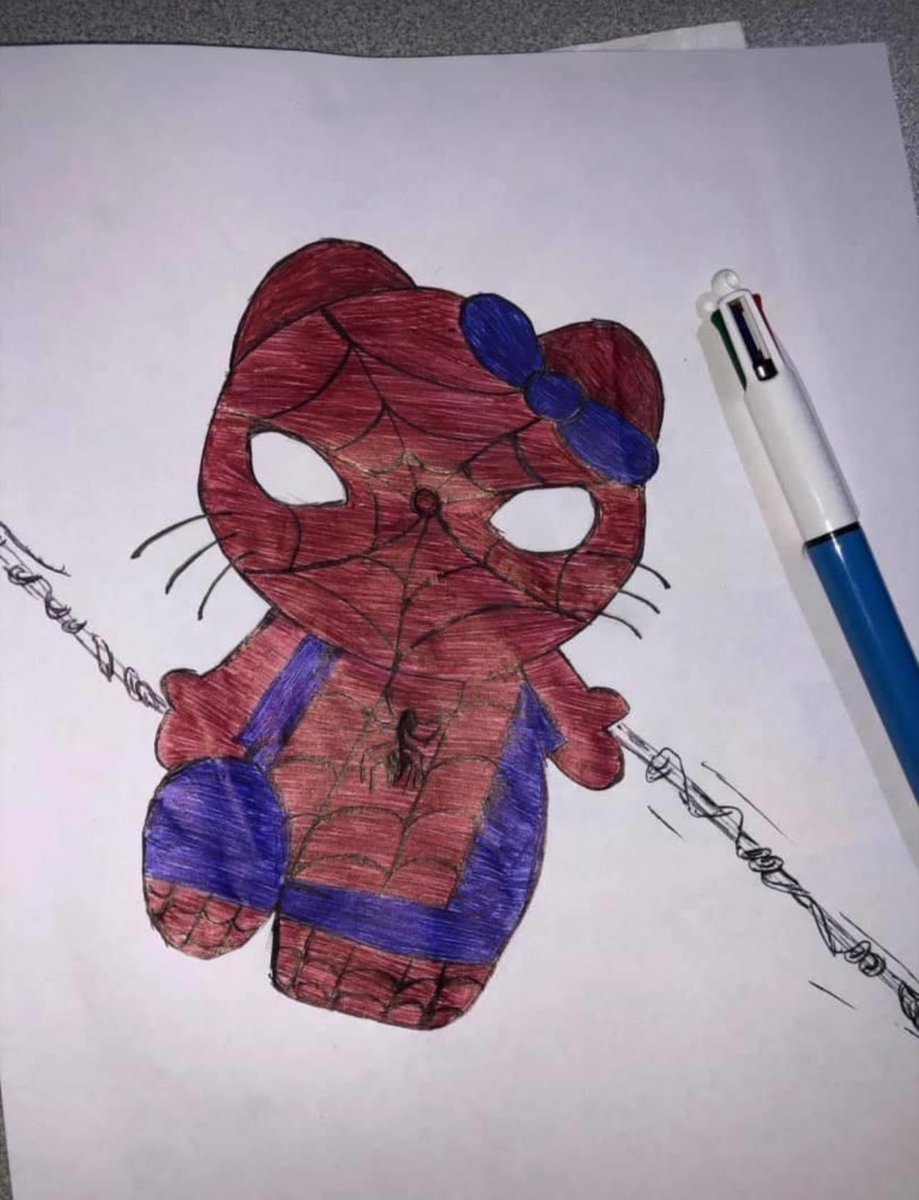rDivergentAngel's tweet photo. #SpiderKitty
I do love drawing ๐๐ https://t.co/2zayzLLUrR