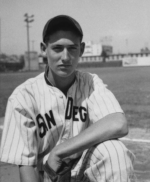 BaseballHistoryNut on X: Here's a young Ted Williams with the San