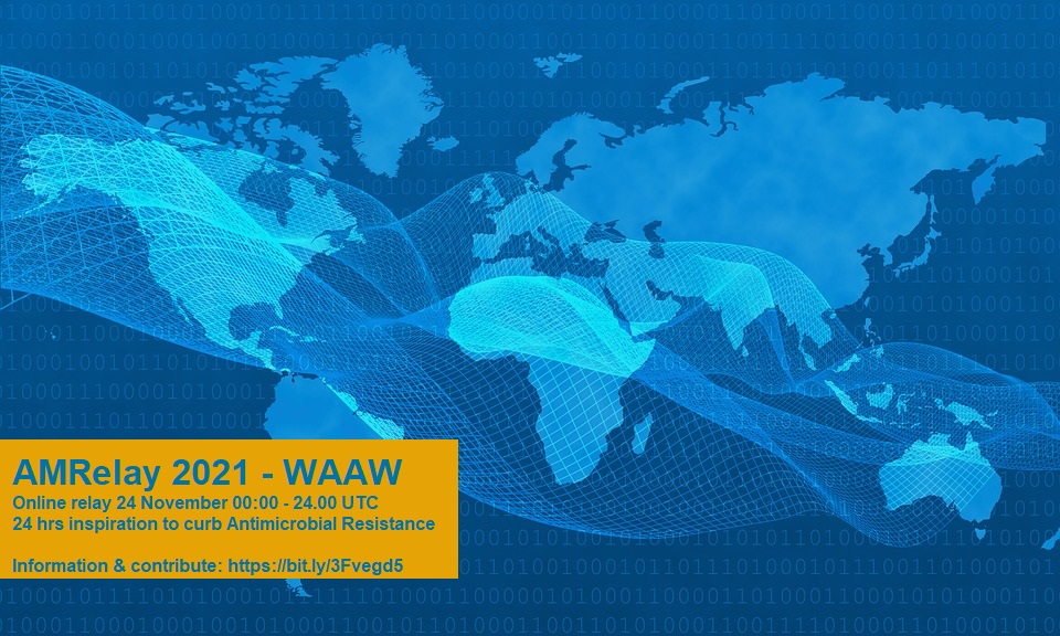 AmrInsights's tweet photo. 24 November 00:00 UTC is nearby! 

Join the welcoming lecture of #AMRelay2021! 

Direct log in at https://t.co/osyHG1DyEz

#WAAW2021 #AMR #antimicrobialresistance #amrinsights #ARFC https://t.co/FfWTideH2s