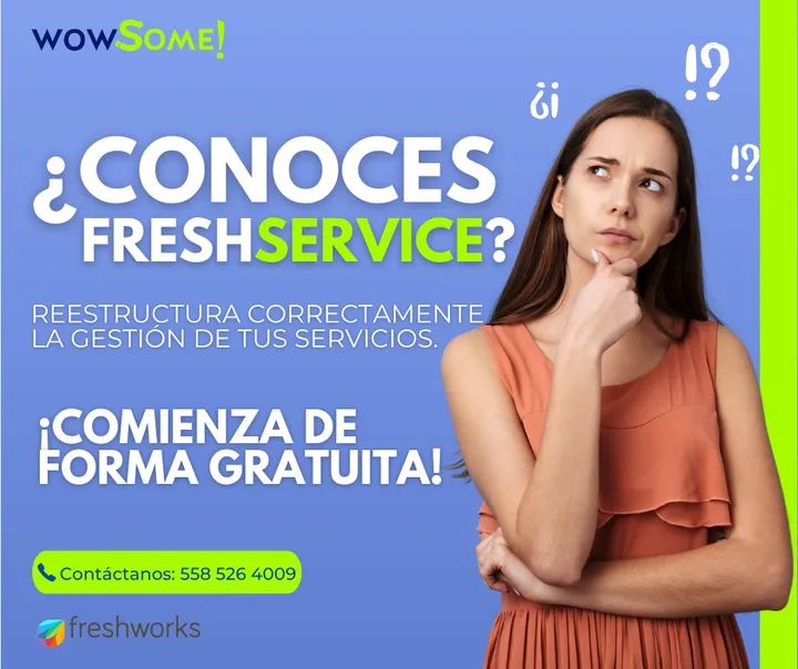 wowsomemx's tweet photo. Los clientes de Freshservice obtienen un retorno de la inversión del 308 %.
¿Quieres más información? 
Conócenos en: https://t.co/NBNdMaXLmc

#WasS  #wowsomewowasaservice #Freshworks #Freshsales  #Freshmarketer #Freshservice #Freshteam #freshdesk https://t.co/kgVumIx6zZ