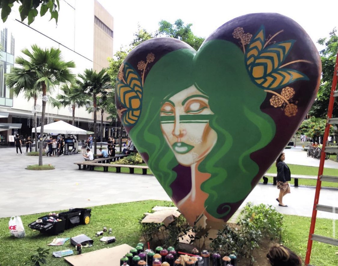 deejae408's tweet image. Because the world needs love

-
My work back in 2017

@goddessartnft #HeArtpiece #starvingartistph #bonifaciohighstreet #bonifacioglobcity #artbgc #mothernature #Philippines